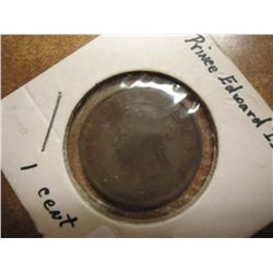 1871 PRINCE EDWARD ISLAND ONE CENT VERY FINE