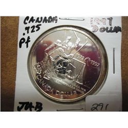 1997 CANADA STANLEY CUP SILVER DOLLAR PF