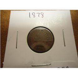 1878 INDIAN HEAD CENT SEMI KEY