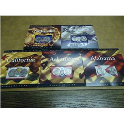 5 ASSORTED 50 STATE QUARTER P & D UNC SETS