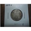 Image 1 : 1874-H CANADA SILVER 25 CENTS