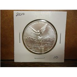 2010 MEXICAN SILVER 1 OZ. LIBERTAD