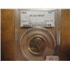 Image 1 : 1969 WASHINGTON QUARTER PCGS MS65