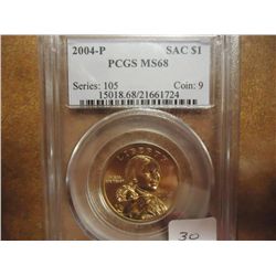 2004-P SACAGAWEA DOLLAR PCGS MS68