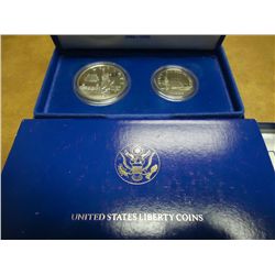 1986-S STATUE OF LIBERTY PF 2 COIN SET