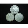 Image 2 : 1934-S,43 & 1946-S WALKING LIBERTY HALF DOLLARS