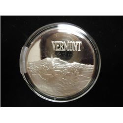 33.3 GRAM STERLING SILVER PF ROUND VERMONT