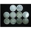 Image 1 : 10 ASSORTED 1880'S SEATED LIBERTY DIMES
