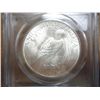 Image 2 : 1923 PEACE SILVER DOLLAR PCGS MS62