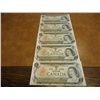 Image 1 : 5-1973 CANADA $1 BILLS CRISP UNC