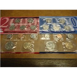 2000 US MINT SET (UNC) P/D (WITH ENVELOPE)