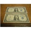 Image 1 : 2-1957 $1 SILVER CERTIFICATE STAR NOTES