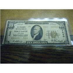 1929 TYPE II $10 NATIONAL CURRENCY MERCHANTS