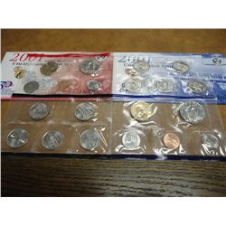 2001 US MINT SET (UNC) P/D (WITH ENVELOPE)