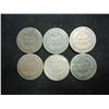 Image 1 : 6 ASSORTED 1890'S INDIAN HEAD CENTS