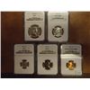 Image 1 : 1962 US SILVER PROOF SET ALL NGC SLABS SEE DESC.
