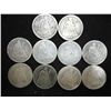 Image 1 : 10 ASSORTED 1890'S SEATED LIBERTY DIMES