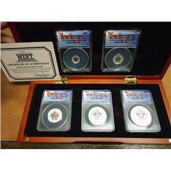 2013 CANADA SILVER MAPLE LEAF 25TH ANNIVERSARY