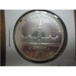 1939 CANADA SILVER DOLLAR AU+