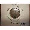 Image 1 : 1862 GREAT BRITAIN SILVER 1 1/2 PENCE