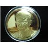 Image 1 : 40 GRAM GOLD PLATED STERLING SILVER PF ROUND