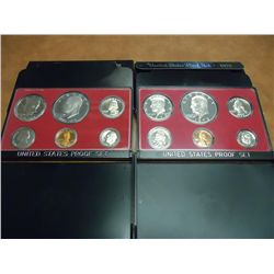1973 & 1976 US PROOF SETS (WITH BOXES)