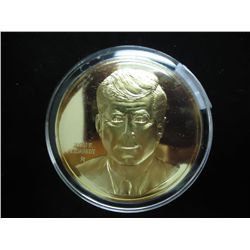 40 GRAM STERLING SILVER GOLD PLATED PF ROUND