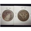 Image 2 : 1904 POLISHED & 1906 VG  BARBER HALF DOLLARS
