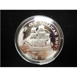 33.3 GRAM STERLING SILVER PF ROUND RHODE ISLAND