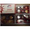 Image 1 : 2008 US SILVER PROOF SET (WITH BOX) 14 PIECES