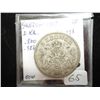 Image 2 : 1907 SWEDEN SILVER 2 KRONOR VERY FINE