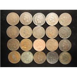 20 ASSORTED INDIAN HEAD CENTS