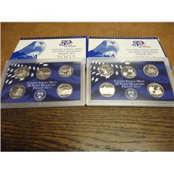 2004 & 2005 US 50 STATE QUARTERS PROOF SETS