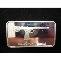 33 GRAM STERLING SILVER INGOT 1893 BORCHART