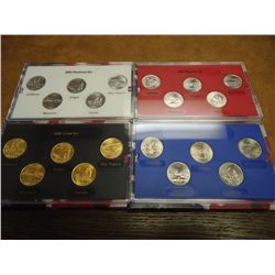 4-2005 US 50 STATE QUARTERS SETS UNC