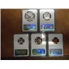 Image 2 : 1963 US SILVER PROOF SET ALL NGC SLABS