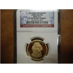 2007-S ADAMS DOLLAR NGC PF69 ULTRA CAMEO