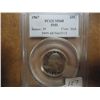 Image 1 : 1967 SMS WASHINGTON QUARTER PCGS MS68