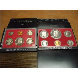 1977 & 1981 US PROOF SETS (WITH BOXES)