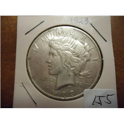 1923 PEACE SILVER DOLLAR