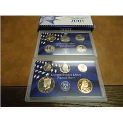 2001 US PROOF SET (WITH BOX)