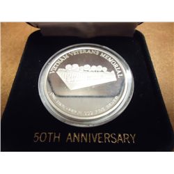 1 TROY OZ .999 SILVER PF ROUND VIETNAM VETERANS