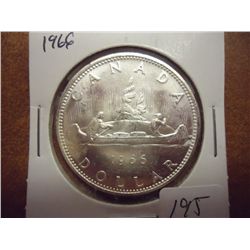 1966 CANADA SILVER DOLLAR UNC