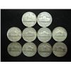 Image 2 : 10 ASSORTED 35% SILVER JEFFERSON WAR NICKELS