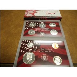 1999  US SILVER PROOF SET (WITH BOX)