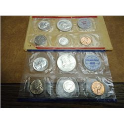 1961 SILVER US MINT SET (UNC) P/D (WITH ENVELOPE)