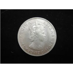 1964 BERMUDA SILVER CROWN (UNC)