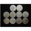 Image 2 : 10 ASSORTED 1890'S SEATED LIBERTY DIMES