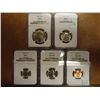 Image 1 : 1986-D MINT SET ALL NGC SLABS SEE DESCRIPTION