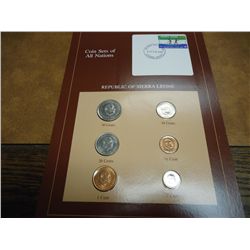 COIN SETS OF ALL NATIONS REPUBLIC OF SIERRA LEONE